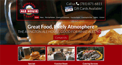 Desktop Screenshot of abingtonalehouse.com