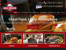 Tablet Screenshot of abingtonalehouse.com